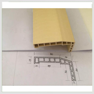 良い価格 シロアリ抵抗力があるWPCの内部戸枠のArchitraveの火の評価される斜めの端 オンライン