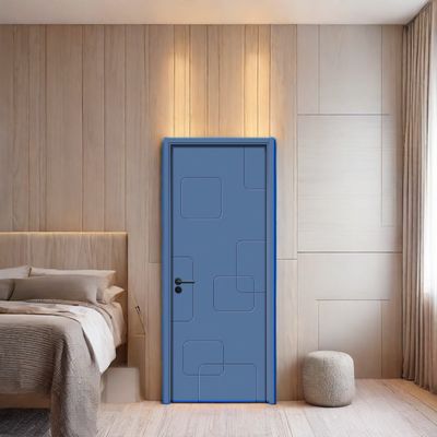良い価格 Noise Reducing and Low Maintenance Painting WPC Door for Sustainable Residential and Commercial Spaces オンライン