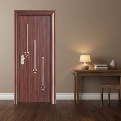 環境に優しいシロアリ・カビ防止機能付きWPC中空ドア（持続可能な建築プロジェクト向け）