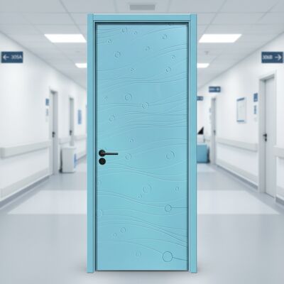 良い価格 住宅および商業用インテリア用途に最適な、防音・断熱複合材を使用した塗装済みWPCドア オンライン