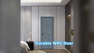 WPC 中空ドア耐久性のある耐湿性の低メンテナンス