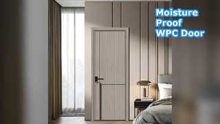 耐久性のある WPC 中空ドア耐湿性断熱