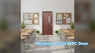 WPC 中空ドア耐湿性耐久性のある低メンテナンス