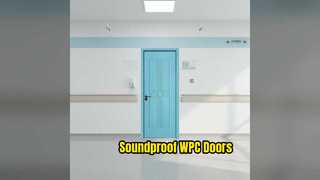 WPC ドア防音断熱モダンなデザイン